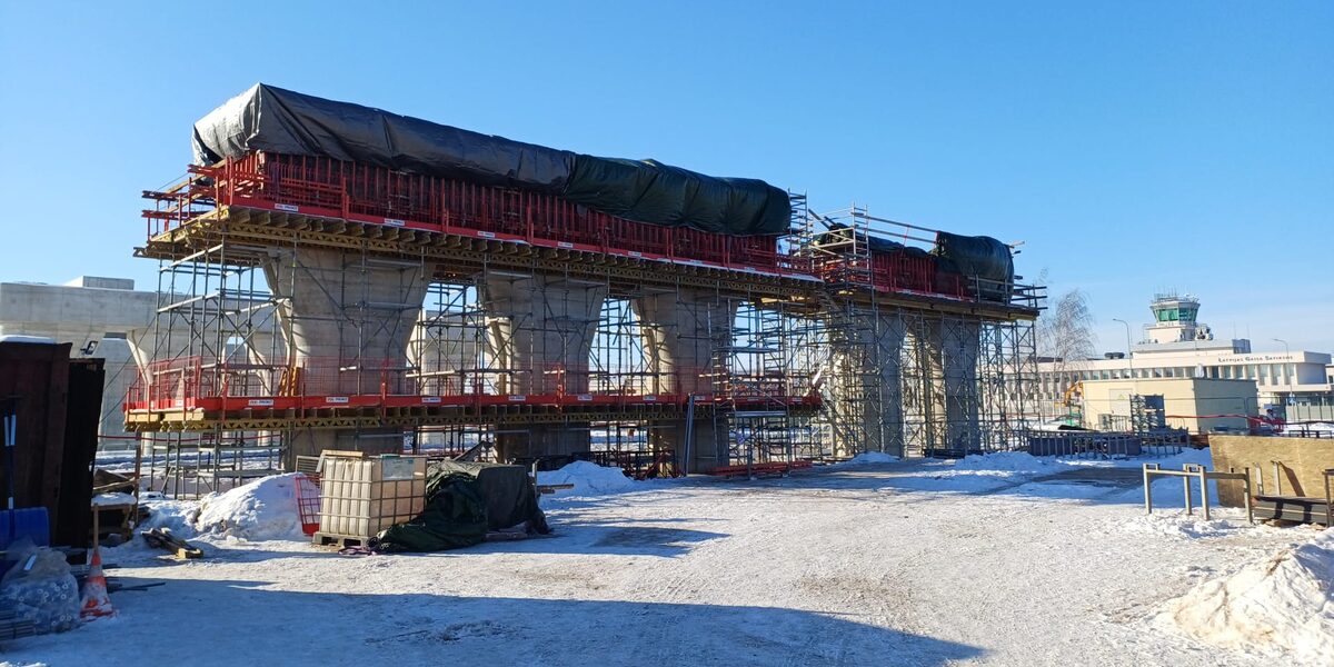 Rail Baltica Rīgas starptautiskās lidostas dzelzceļa stacijas, saistošās infrastruktūras un pārvadu būvniecības darbi (RIX Estakade P30–P15)